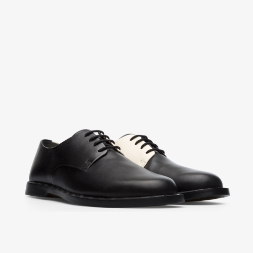 Camper Twins Formal Shoes Black / Cream - Womens Singapore CNUVVJ-456